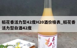 稻花香活力型42度H20酒价格表_稻花香活力型白酒42度